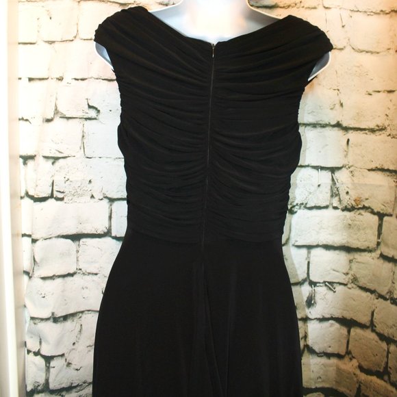 EUC! Beautiful Dress Barn, swirled bodice with jeweled embellishment, sz 6 - Picture 7 of 8